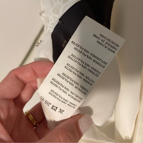 BHLDN/Whispers and Echoes/Anthropologie Rockland Gown with Shortened Train - Picture 12 of 13